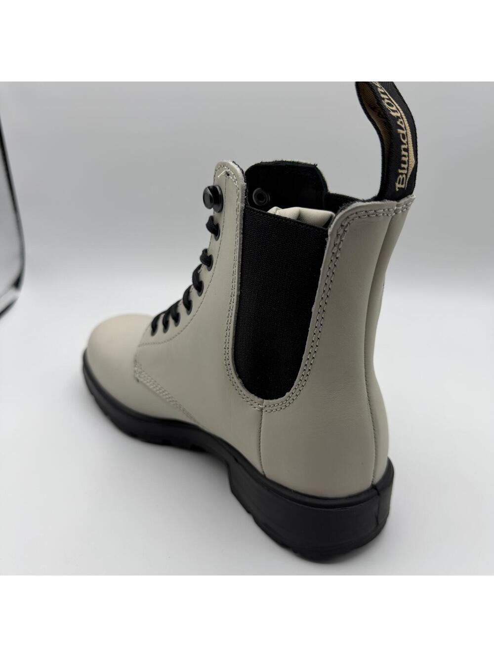 Blundstone 2324 Originals Lace Up Leather Chelsea Boots Oat Women Size 6 - Picture 9 of 11